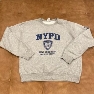nypd crewneck !!